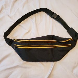 Ninth Hall black and gold fanny pack